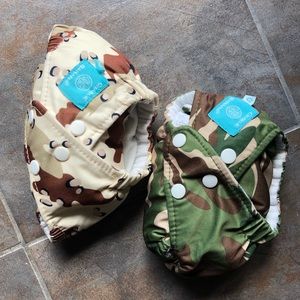 Charlie Banana OS Cloth Diapers- lot of 2 CAMO